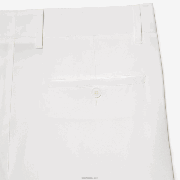 мушкарци спортске растезљиве панталоне за голф 8688421 бела 70в Lacoste