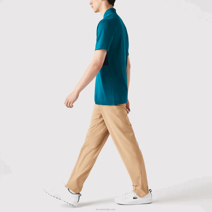 мушкарци спортске растезљиве панталоне за голф 8688424 беж 02с Lacoste