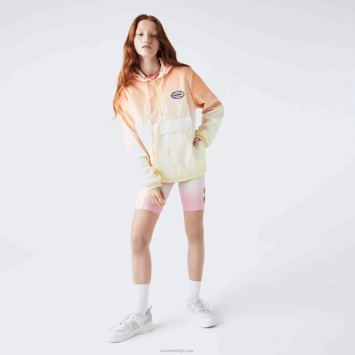 мушкарци жива лагана ветровка пуловера 86881281 наранџасто бело жуто з81 Lacoste