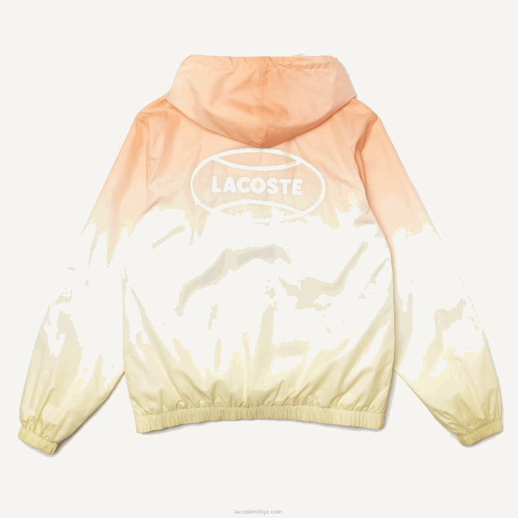 мушкарци жива лагана ветровка пуловера 86881281 наранџасто бело жуто з81 Lacoste