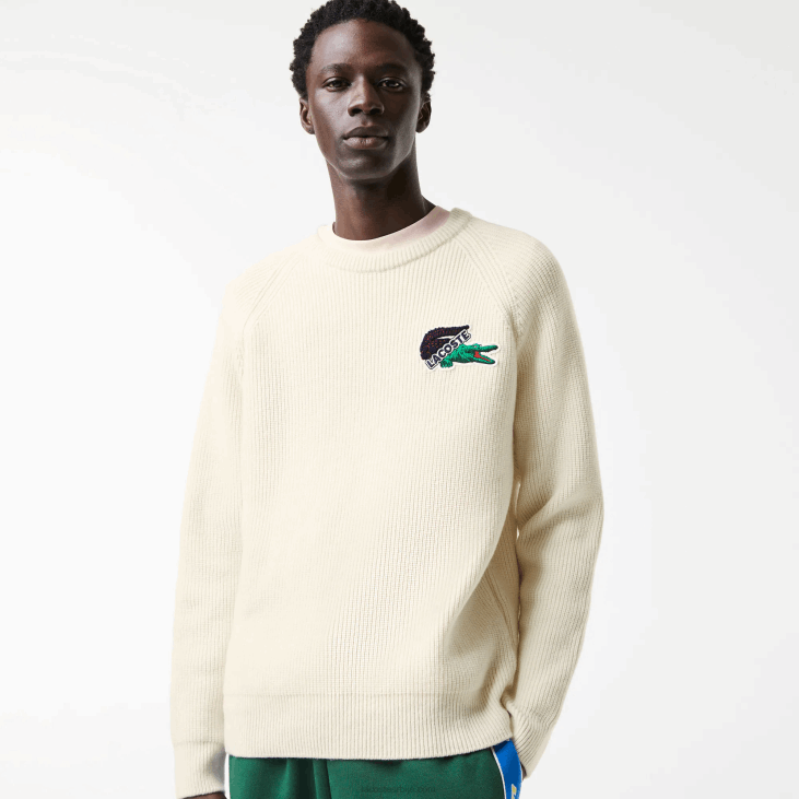 мушкарци крокодил џемпер 86881381 вхите кфј Lacoste