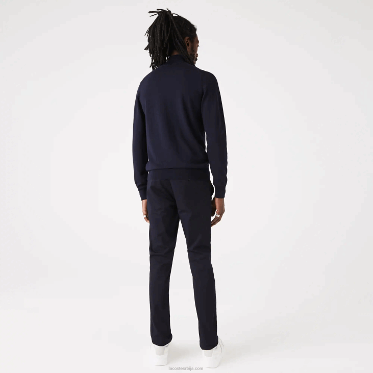 мушкарци џемпер од мерино вуне 86881592 тамноплава 166 Lacoste