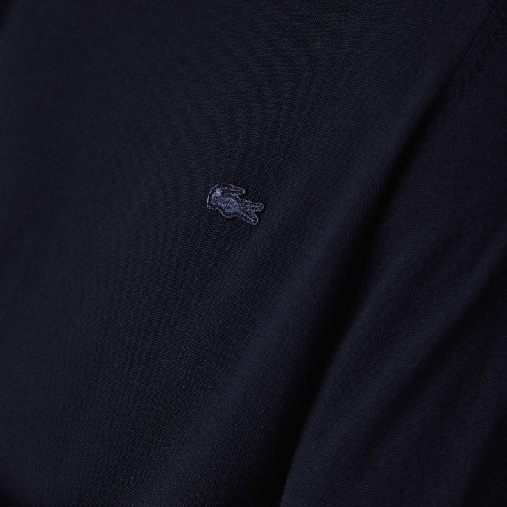 мушкарци џемпер од мерино вуне 86881592 тамноплава 166 Lacoste