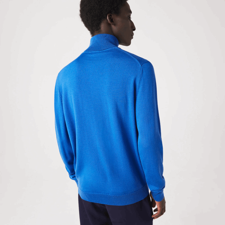 мушкарци џемпер од мерино вуне 86881594 плава к1к Lacoste