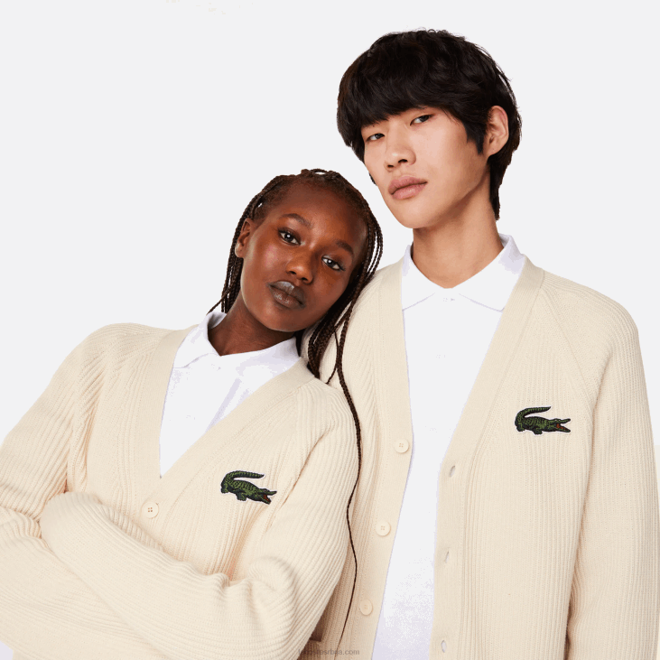 мушкарци Кардиган од органског памука са в-изрезом 8688492 вхите кфј Lacoste