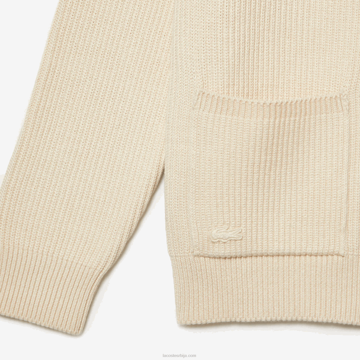 мушкарци Кардиган од органског памука са в-изрезом 8688492 вхите кфј Lacoste