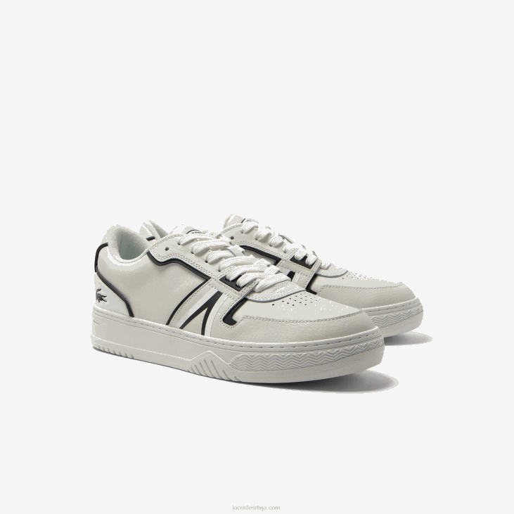 мушкарци л001 основне кожне патике 86881725 црна 147 Lacoste