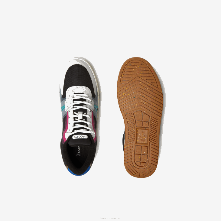 мушкарци л001 еко синтетичке и текстилне цолор-блок патике 86881850 блацк 02х Lacoste