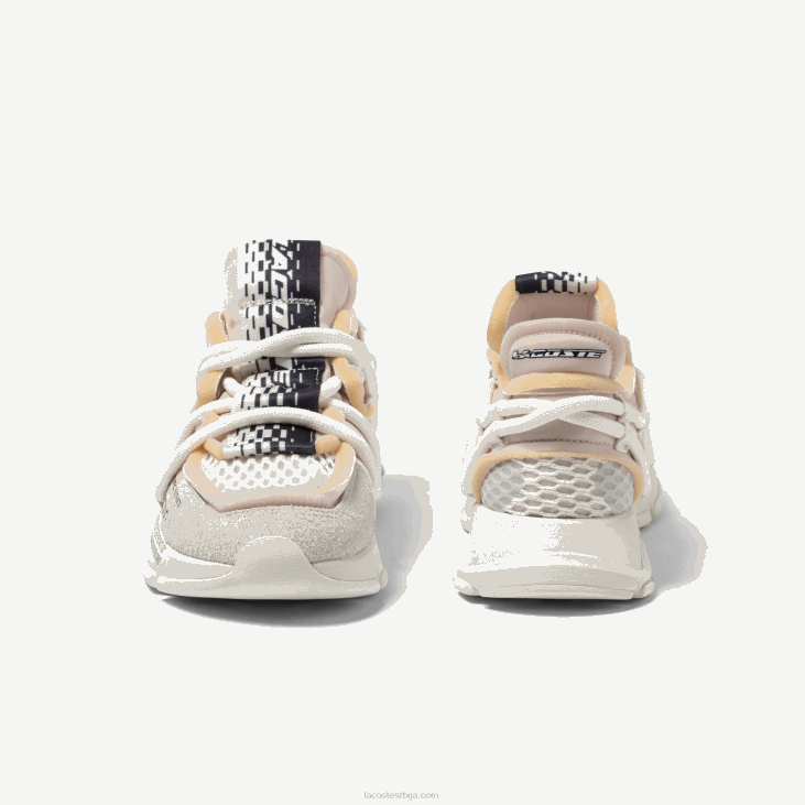 мушкарци л003 активне текстилне патике за писту 86881731 бело 18ц Lacoste