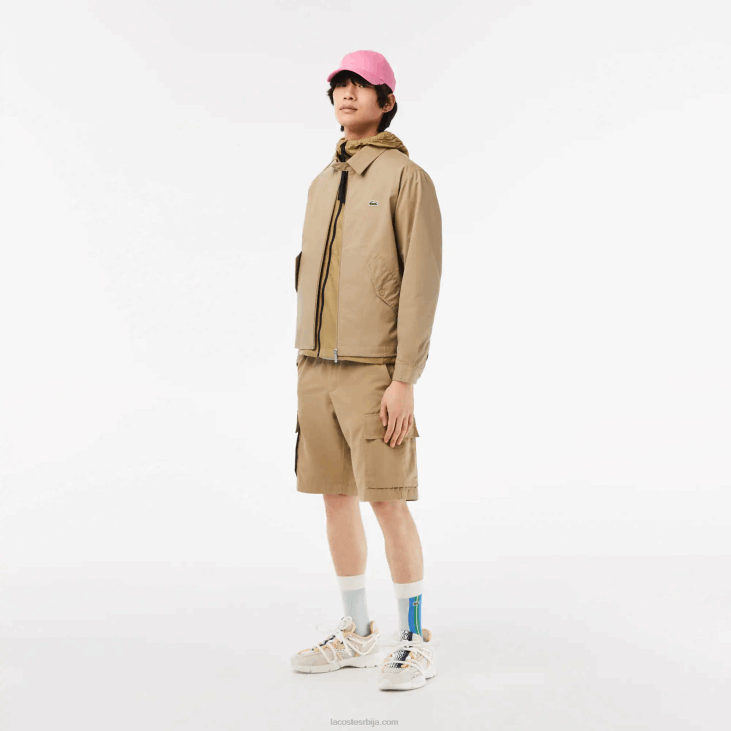 мушкарци л003 активне текстилне патике за писту 86881731 бело 18ц Lacoste