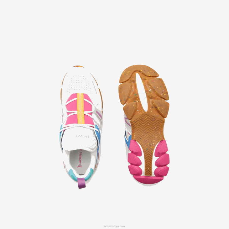 мушкарци л003 еко текстилне патике 86881842 бела и розе б53 Lacoste