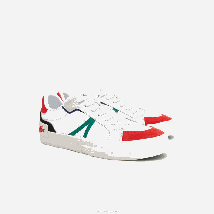 мушкарци л004 кожне патике у боји 86881890 бела и црвена 286 Lacoste