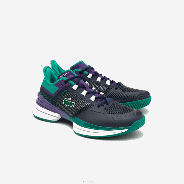 мушкарци аг-лт21 ултра текстилне тенисице 86881892 црна тиркизна 1с3 Lacoste