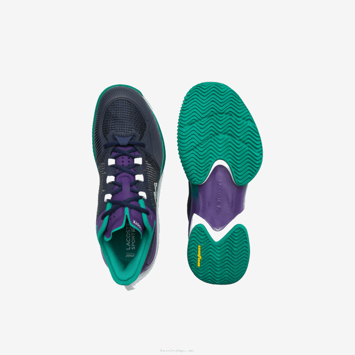 мушкарци аг-лт21 ултра текстилне тенисице 86881892 црна тиркизна 1с3 Lacoste