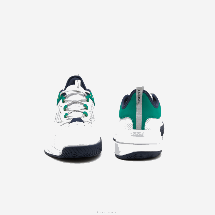 мушкарци аг-лт21 текстилне тенисице 86881903 бела/зелена 082 Lacoste