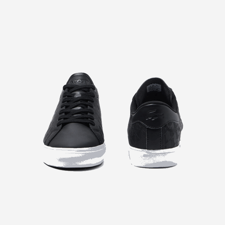 мушкарци поверцоурт кожне патике 86881702 црно-бело 312 Lacoste