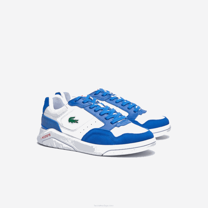 мушкарци гаме адванце луксузне кожне патике 86881707 бела/плава 080 Lacoste