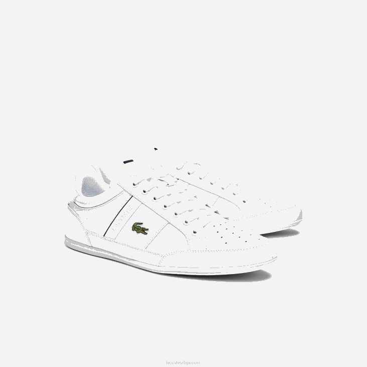 мушкарци цхаимон кожне и синтетичке патике 86881713 бела и тамноплава 042 Lacoste