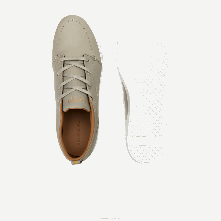 мушкарци баилисс кожне ципеле за чамац 86881719 бело 18ц Lacoste