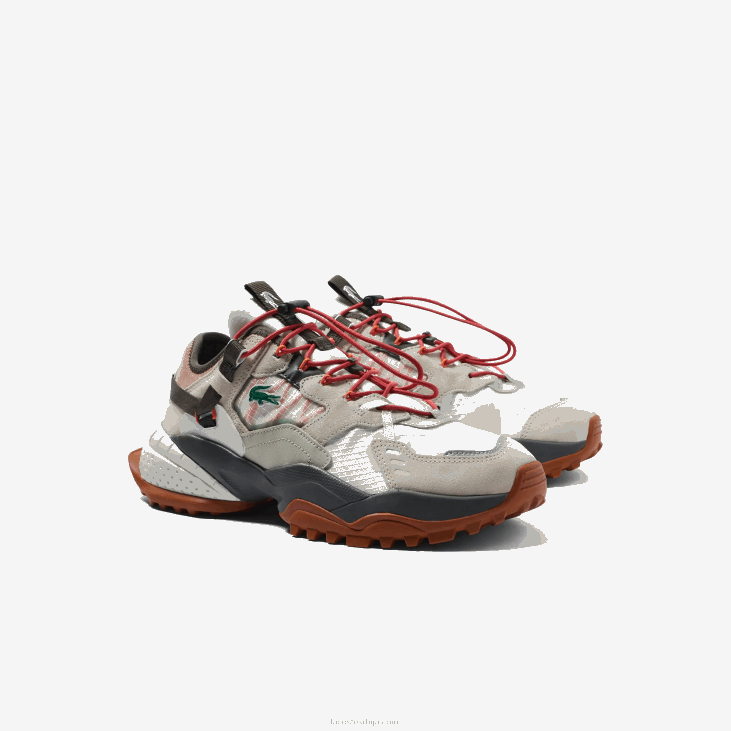 мушкарци л-гуард бреакер текстилне ципеле на отвореном 86881777 бело и браон ов8 Lacoste