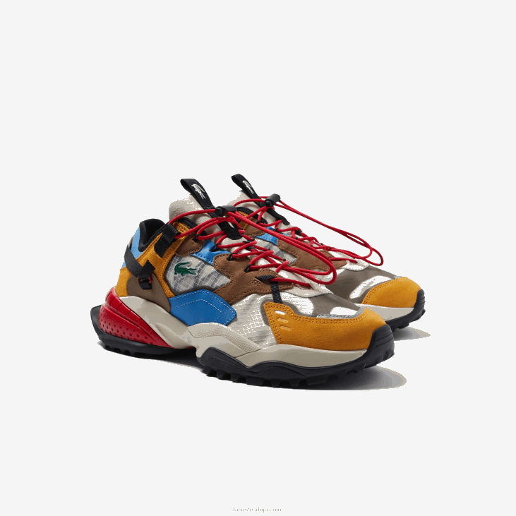 мушкарци л-гуард бреакер текстилне ципеле на отвореном 86881779 бело и светло плаво вб8 Lacoste