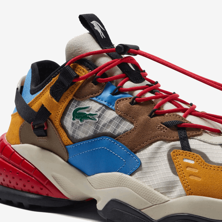 мушкарци л-гуард бреакер текстилне ципеле на отвореном 86881779 бело и светло плаво вб8 Lacoste