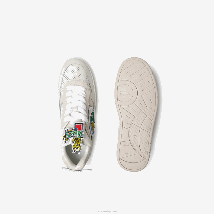 мушкарци кожне патике аце цлип 86881785 бела 21г Lacoste