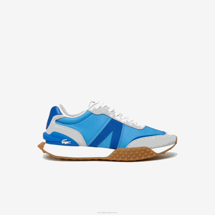 мушкарци л-спин делуке кожне патике контрастне боје 86881790 тамноплава бн1 Lacoste