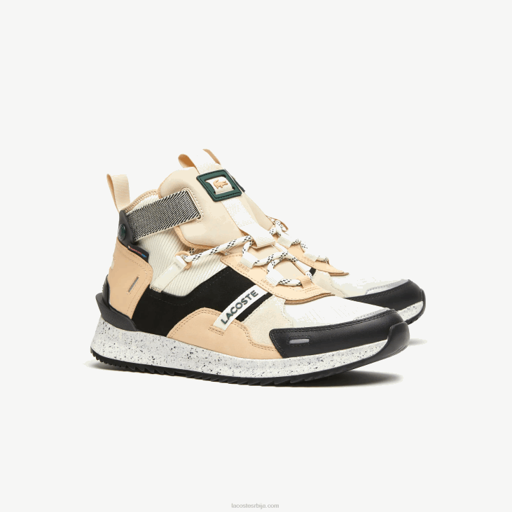 мушкарци рун бреакер кожне ципеле у боји у боји 86881792 црно-бело 454 Lacoste