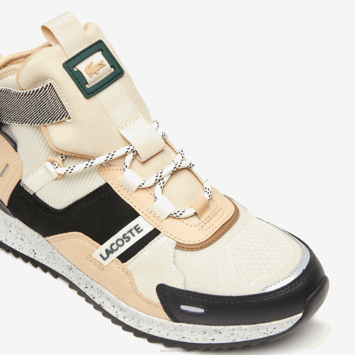 мушкарци рун бреакер кожне ципеле у боји у боји 86881792 црно-бело 454 Lacoste