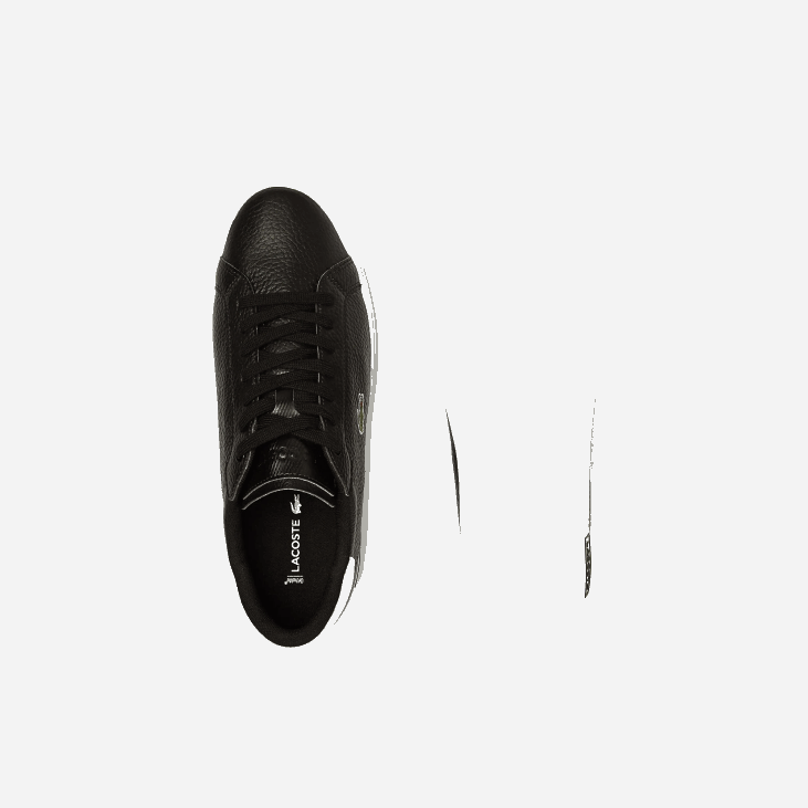 мушкарци поверцоурт кожне патике 86881805 црно-бело 312 Lacoste