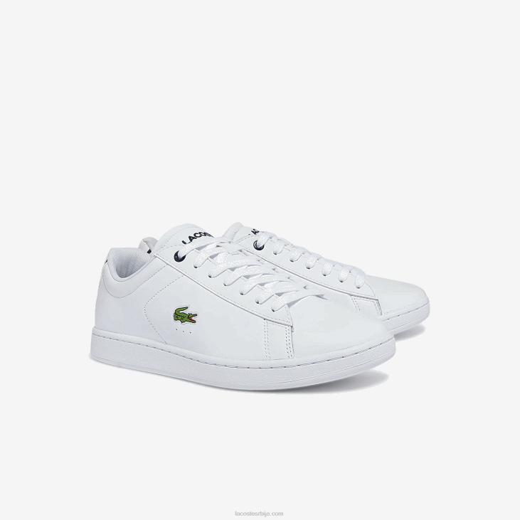 мушкарци Царнаби бл кожне патике 86881815 бела и тамноплава 042 Lacoste