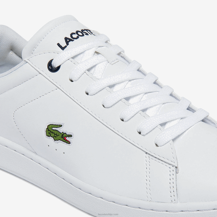 мушкарци Царнаби бл кожне патике 86881815 бела и тамноплава 042 Lacoste