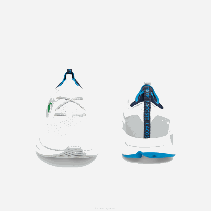 мушкарци рун спин плетене текстилне патике 86881863 бела/плава 080 Lacoste