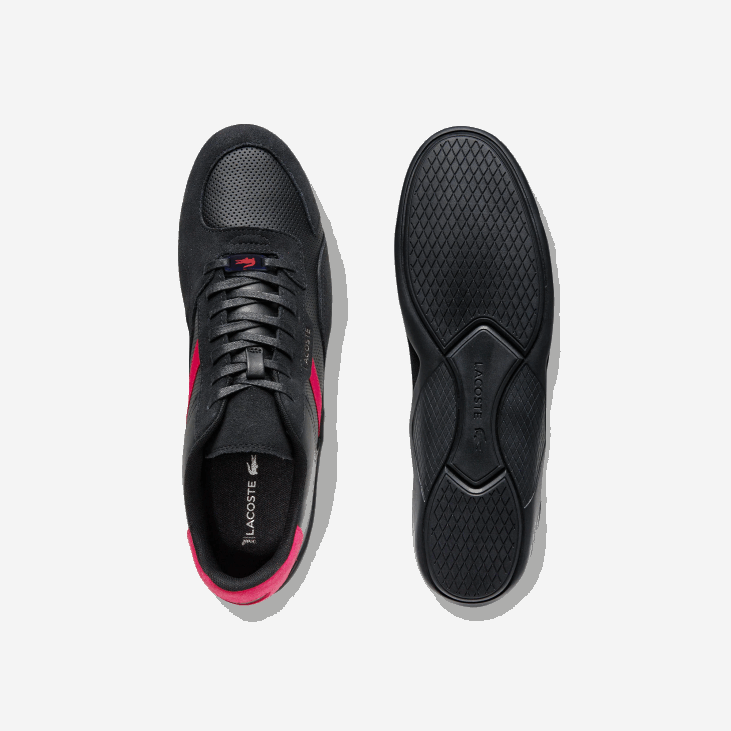 мушкарци хапона кожне синтетичке патике 86881869 црно црвена 1б5 Lacoste