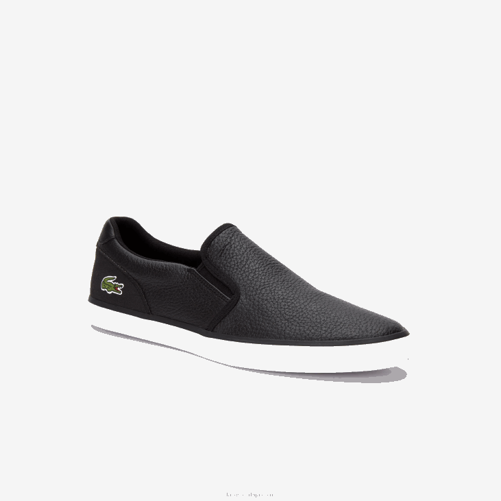 мушкарци јоуер кожне слип-он патике 86881885 црно-бело 312 Lacoste