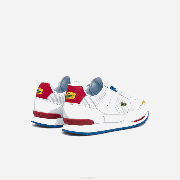 мушкарци партнер писте текстилне и кожне патике 86881888 бела/плава 080 Lacoste