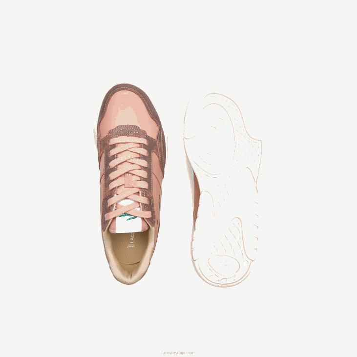 мушкарци гаме адванце луксузне кожне патике 86881902 браон бела 2ц3 Lacoste