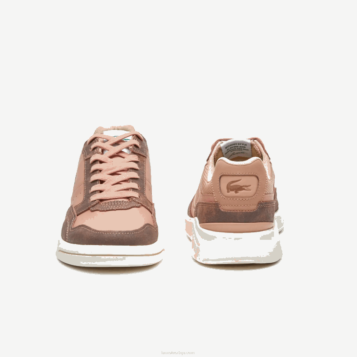 мушкарци гаме адванце луксузне кожне патике 86881902 браон бела 2ц3 Lacoste