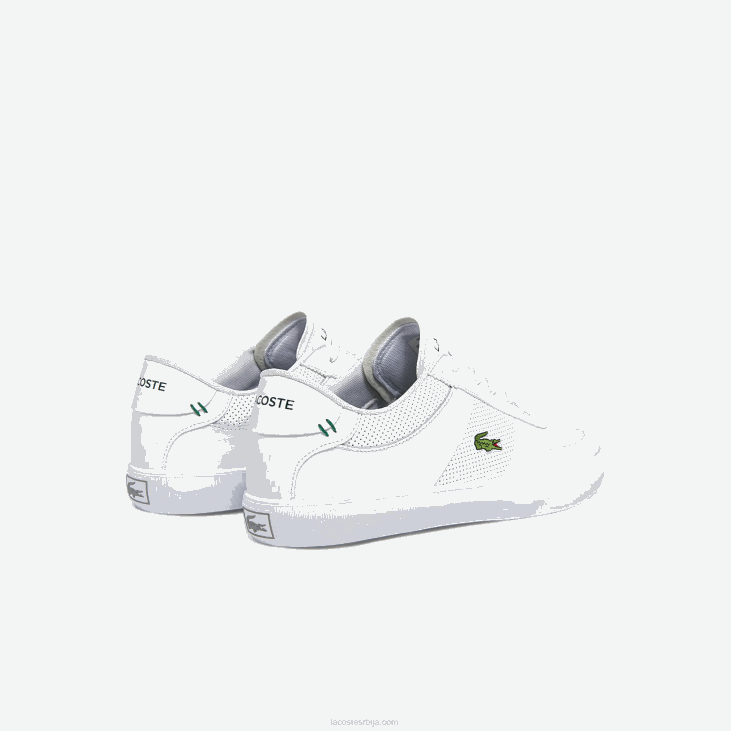 мушкарци судско-мајсторске кожне патике 86881913 бела 21г Lacoste