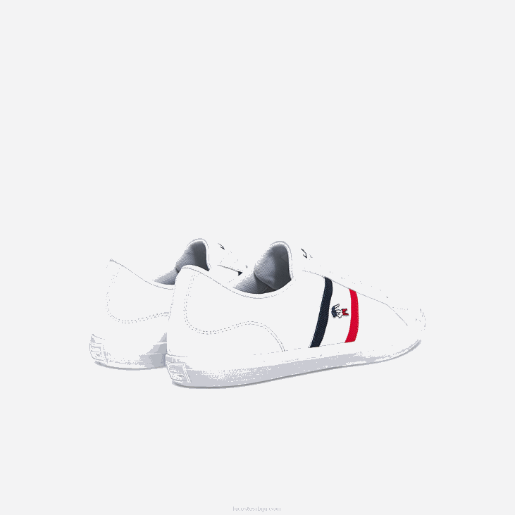 мушкарци леронд трицолоре кожне и синтетичке патике 86881914 бела/плава и црвена 407 Lacoste