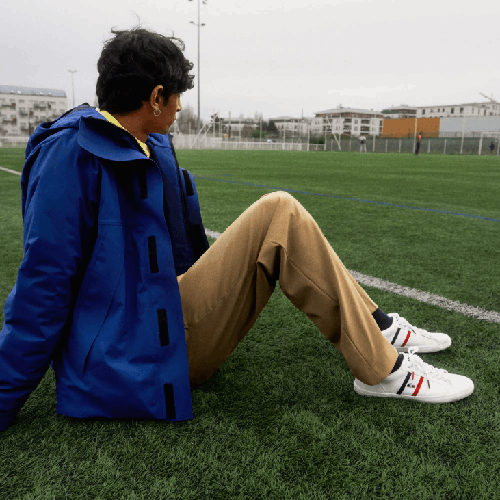 мушкарци леронд трицолоре кожне и синтетичке патике 86881914 бела/плава и црвена 407 Lacoste