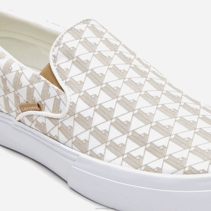 мушкарци скок служити текстил слип он 86881855 офф вхите & вхите 03а Lacoste