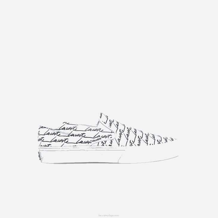 мушкарци скок служити платну одштампан слип он 86881860 бело-црно 147 Lacoste