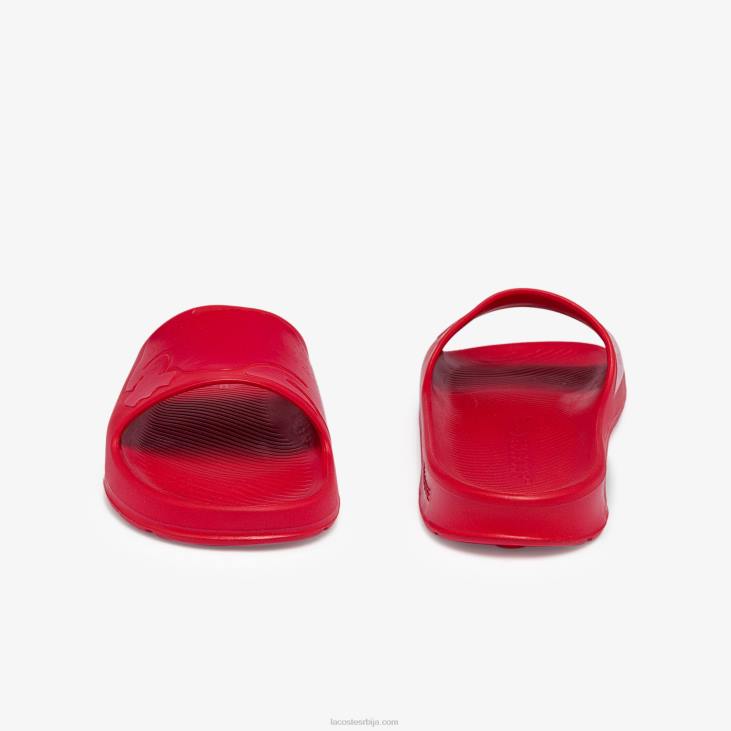 мушкарци цроцо 2.0 синтетички лого слајдови 86881811 црвена рр1 Lacoste
