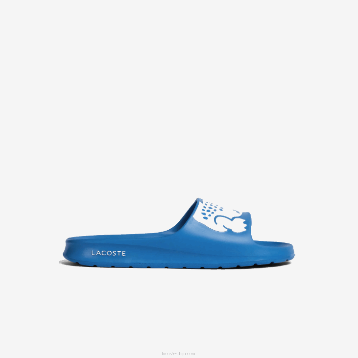мушкарци цроцо 2.0 синтетички лого каиш слајдова 86881897 светло плава бела 2к7 Lacoste